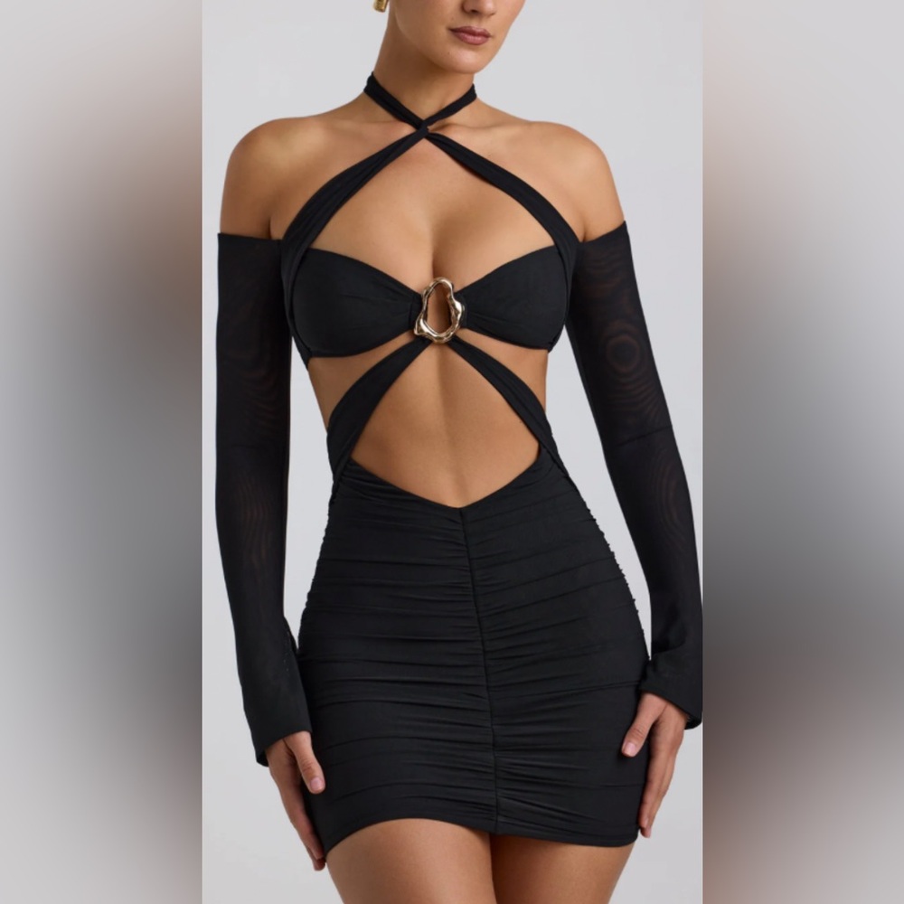 OH POLLY Off the shoulder mini dress